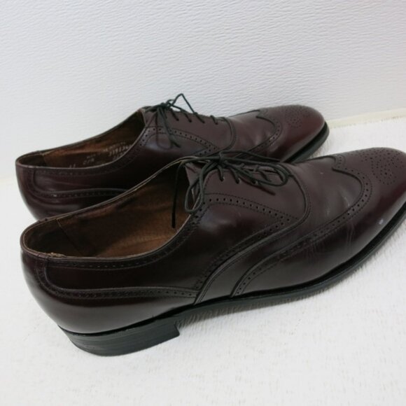 Bostonian Wingtip Brogue Leather Fashion Dress Oxford Men's Footwear Sz 11 C/A - Picture 4 of 6